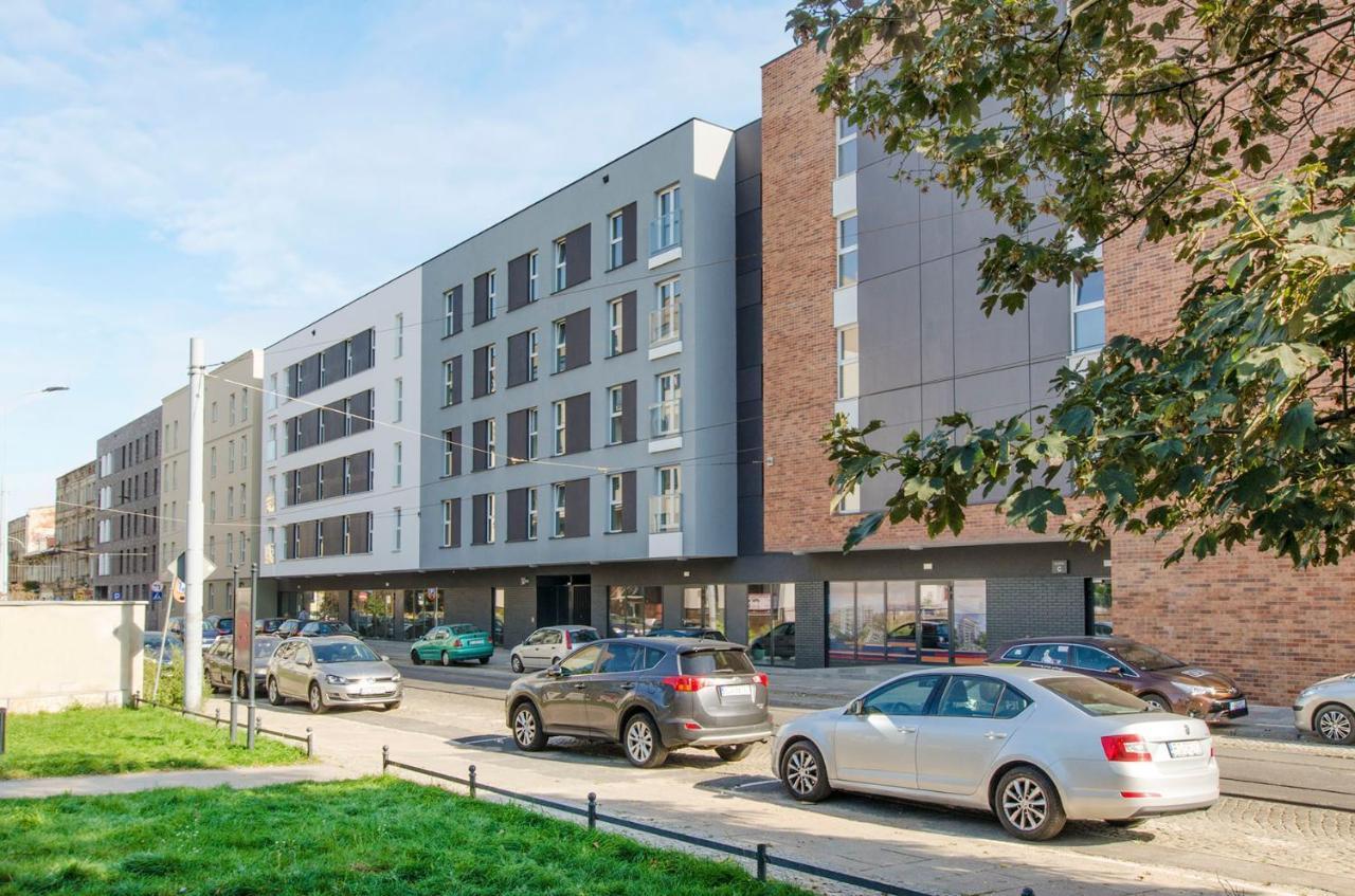 Manufaktura Centrum Apartament Vip Parking W Cenie Лодзь Екстер'єр фото